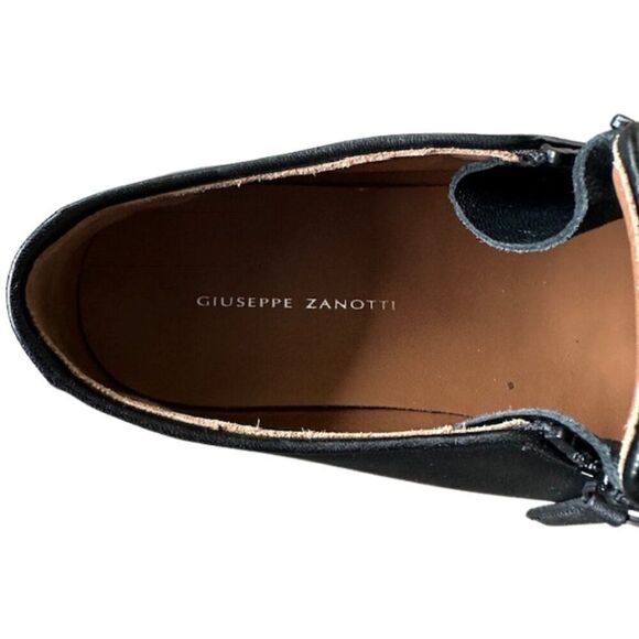 Giuseppe Zanotti Women's Black Fashion Sneakers with zip sides in Size 10 US - Picture 2 of 13